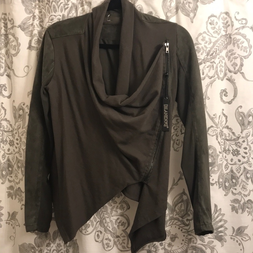 Blanc Nyc faux suede jacket